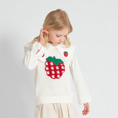 春秋冬款 男女童成人亲子装 棉线休闲甜美圆领毛衣上衣 直播链接