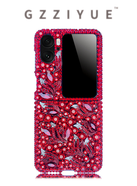 UF 适用于OPPOfindN2flip/N3flip折叠红色水钻手机壳原创定制喜庆