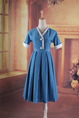 40年代 50年代复古裙 气质淑女 费雯丽  Vivien Leigh 乱世佳人