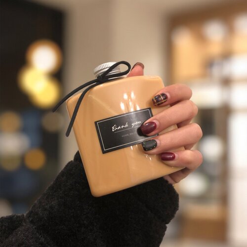 ins冰滴冷萃咖啡瓶 一次性塑料小酒瓶铝盖 创意新款奶茶瓶 250ml
