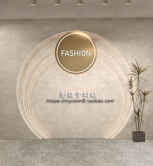 mycolor8婚纱影楼摄影网红主 直播间背景 壁纸壁画素材大图23-012