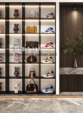 3D立体影楼摄影网红主 直播间背景 壁纸壁画素材大图23-197