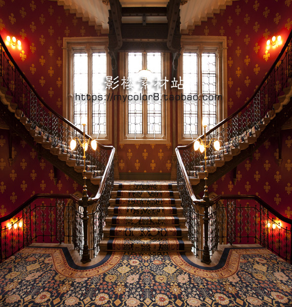 mycolor8婚纱影楼摄影背景 欧式室内  高清素材大图模板20-528