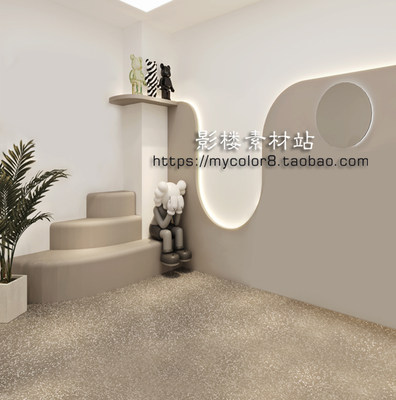 mycolor8影楼摄影网红主3D直播间背景 壁纸壁画素材大图23-027