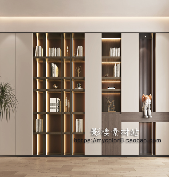 3D立体影楼摄影网红主 直播间背景 壁纸壁画素材大图23-208