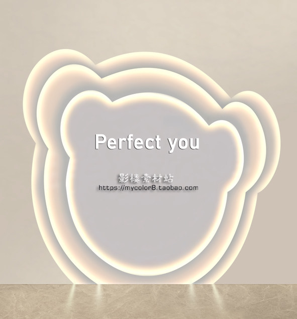 mycolor8婚纱影楼摄影网红主 直播间背景 壁纸壁画素材大图23-073