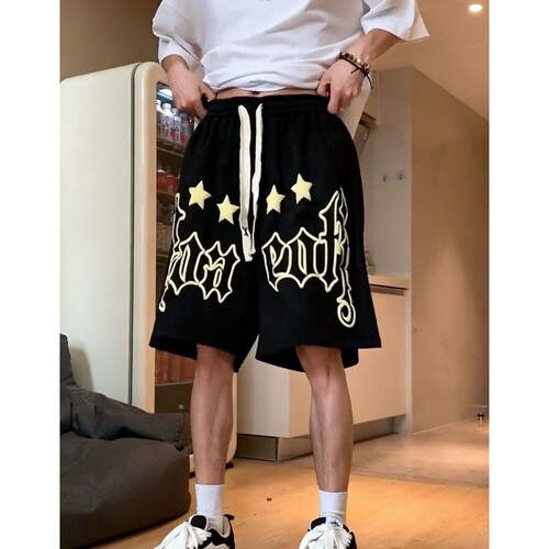 2026新款国潮胖子宽松加肥加大码休闲短裤男百搭篮球运动五分裤子