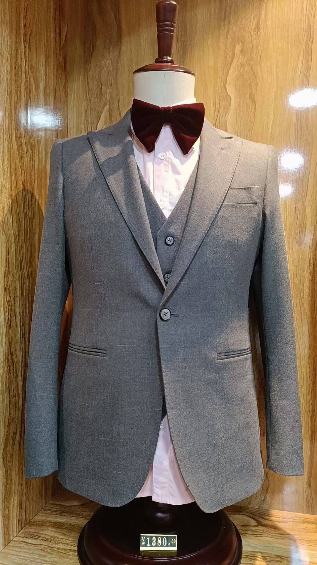 量身定制新款四季西服套装男商务西服