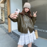 【】秋季新款双排扣皮衣2C200-2512-P155-K228，女装皮衣，2C200
