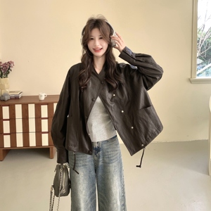 【 出货】新款 设计款包扣皮衣 2C200-2602-P175-K288图片