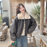 【新款】出货2C200-2545-P218-K328-加厚环保毛皮衣外套，女装皮衣，2C200