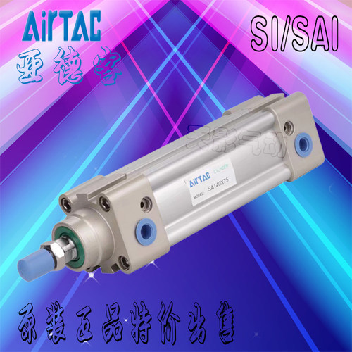 亚德客气缸SAI63X25X50X75X100X125X150X200S-H耐高温TCM1气动SAI