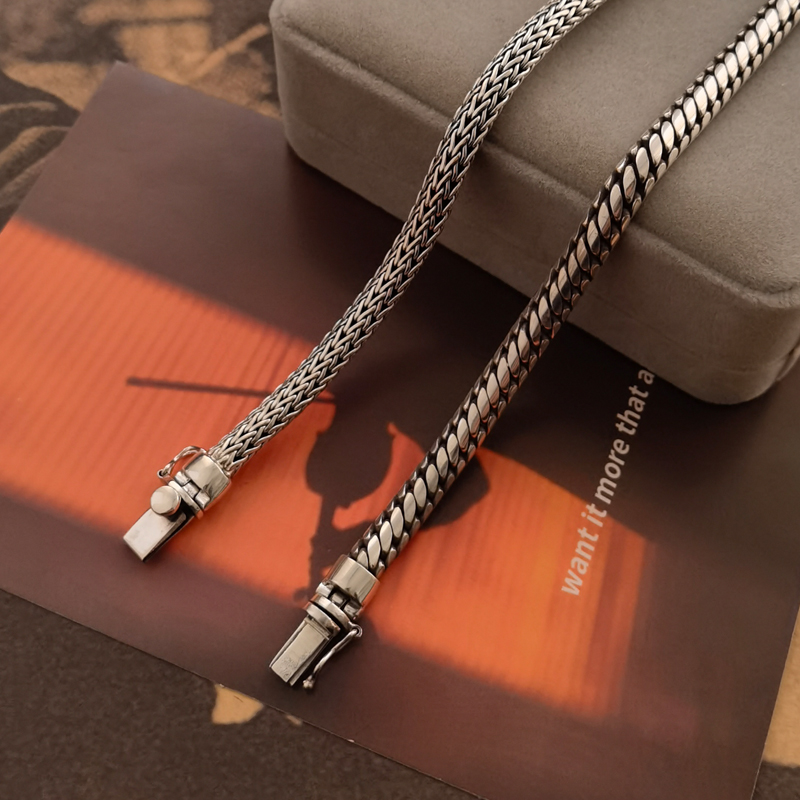 通用纯银时尚欧美手链