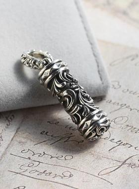 925纯银镂空吊坠个性品味设计