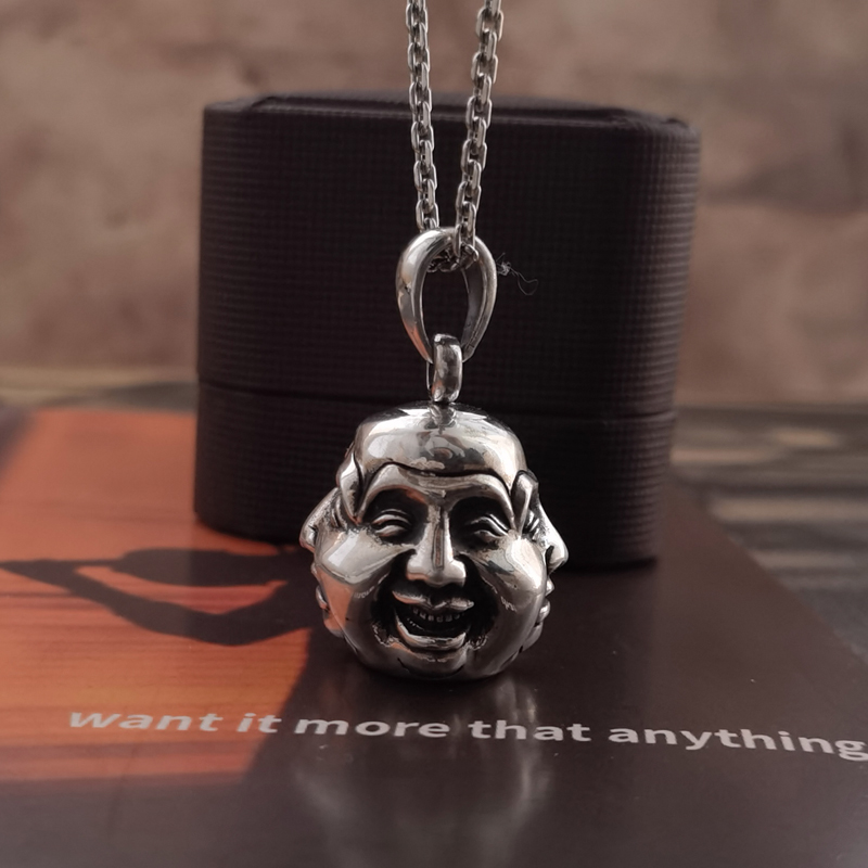 通用纯银人性吊坠优惠红包