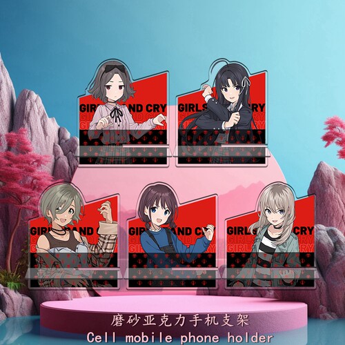 哭泣少女乐队动漫周边手机支架