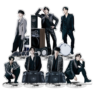 夹层精雕防弹少年团SUGA金泰亨V朴智旻郑号锡BTS7V周边立牌礼物品