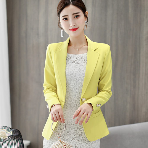 彩黛妃2025春夏新款韩版大码显瘦女装西服外套休闲纯色百搭小西装