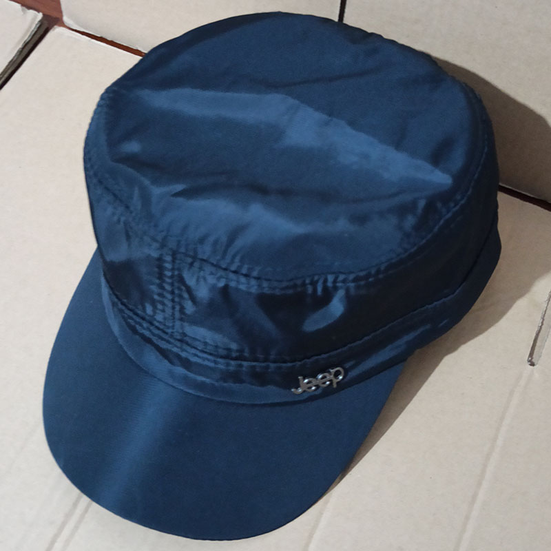 休闲男士中老年人夏秋季平顶帽子