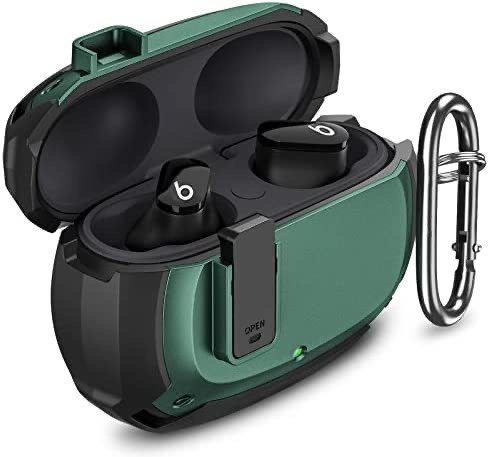 适用于魔音Beats Studio Buds保护套全包带锁无线蓝