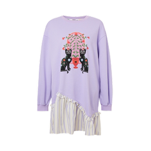 MIKIBANA米可芭娜甜酷千金秋季23年新款连衣裙Y33OD9175