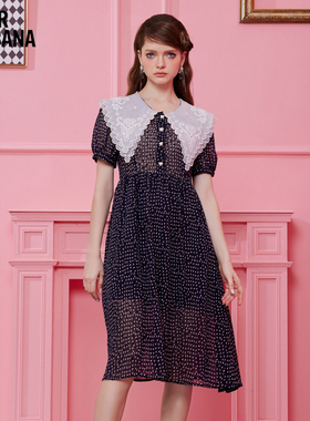 MIKIBANA米可芭娜小众设计甜酷辣妹23年夏新款连衣裙Y32OD9155