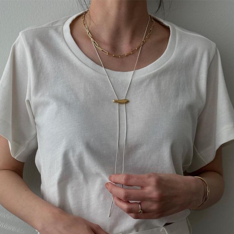 Berber通体纯银好质感拉绳项链