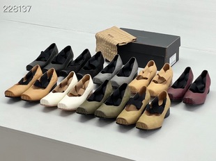 WAR2025新款 THE 粗跟低跟網紅舒適 單鞋 女鞋 芭蕾舞鞋 BALLET