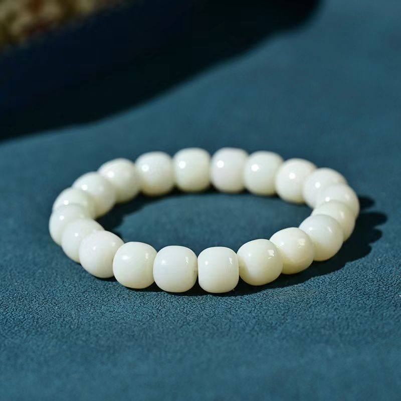 老型珠手串和田玉保真桶珠手链