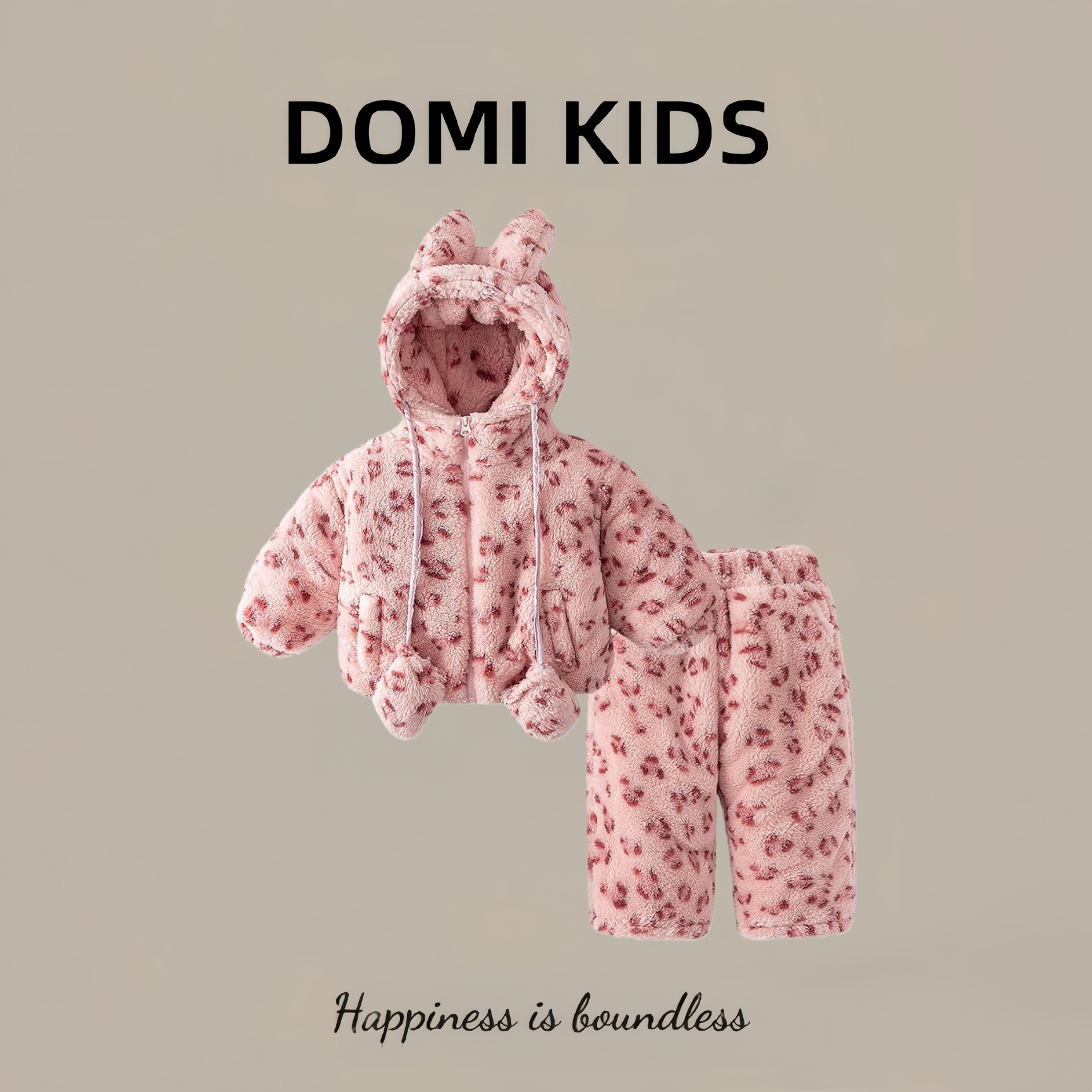 女童睡衣冬装2026新款儿童三层夹棉加绒加厚套装女宝宝保暖家居服