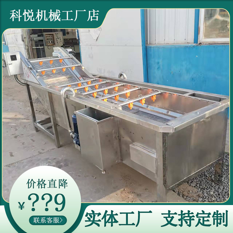 野山菌气泡清洗机  菌菇类清洗生产线 多工能辣椒蔬菜清洗机器