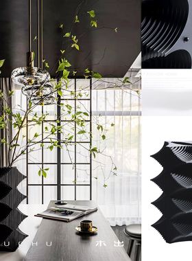 木现代机械潮玩复古几何样板间