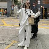 现货大货数据好新款韩版休闲套装B121-2401-加绒p165k228，女装运动套装，昱儿e优优