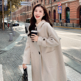 现货数据好韩版双面羊绒大衣B121-货号2387-P300-K428，女装毛呢外套，昱儿e优优