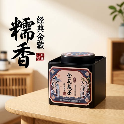 欧标金藏2022品鉴装糯香甜黑茶