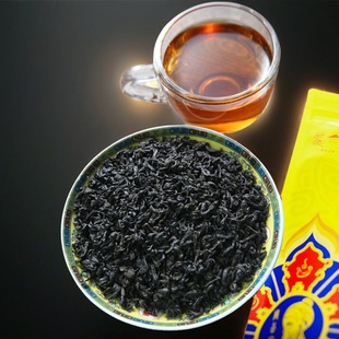 周公山藏茶2021黑金藏茶黑茶特级芽细原味雅安藏茶四川老川茶200g