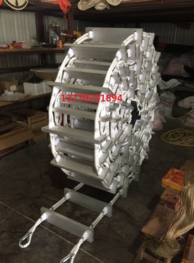 船用登乘梯救生软梯逃生攀登梯IMPA232020铝合金引水梯CCS登船梯