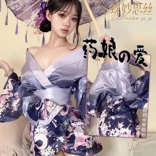内衣性感深V花间狐梦二次元 复古 开襟日系和服装