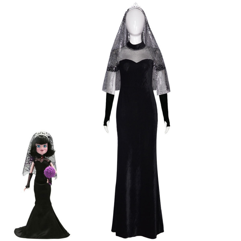 2024款精灵旅社4梅维斯cos服婚纱