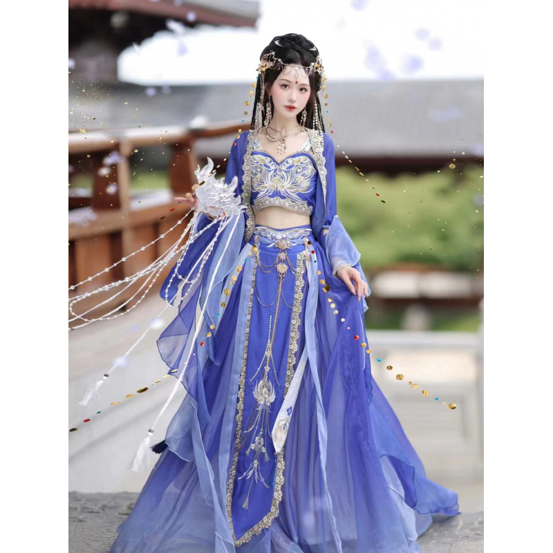 2024款原创敦煌异域风汉服天竺公