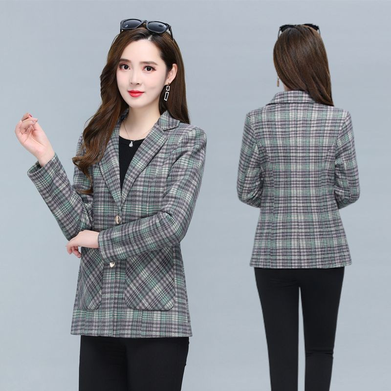 中老年女装西装外套2025新款