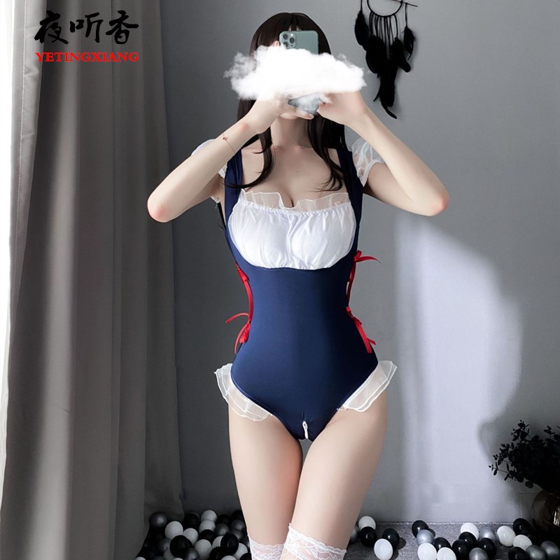 可爱麋鹿女仆套装免脱拉链设计