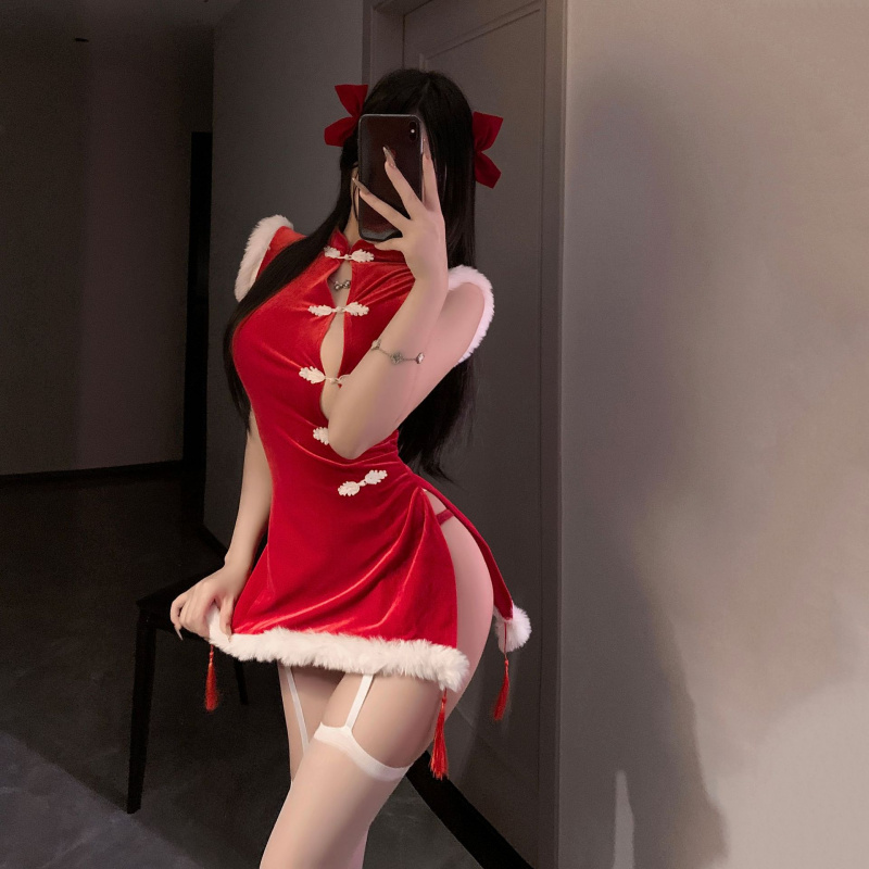 新年战袍圣诞COS中华娘新中式