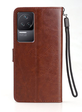 适用 POCO F4手机壳皮夹POCOF4保护套6.67英寸外壳翻盖p0c0潮女po