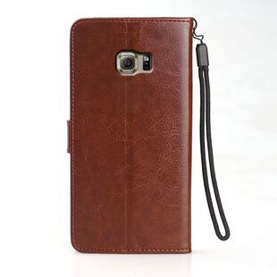 大屏硅胶s69280磁扣曲面屏全包galax 保护套5.7寸plus新款 适用三星SM G9280手机壳皮夹smG9287外壳翻盖S6edge