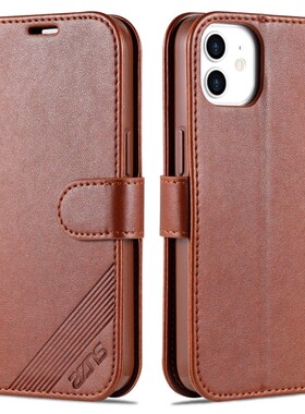 翻盖保护套适用A2404手机壳6.1英寸苹果12外壳插卡iphone 12翻盖PG12防摔Apple硅胶I12软壳平果潮女IP12插卡I