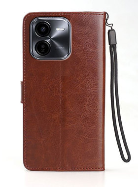 适用VIVOY200+手机壳翻盖保护套皮夹外壳6.68英寸vico潮女v1vo新款vivi全包v0iv软壳viov硅胶viuo男士v0vi膜v