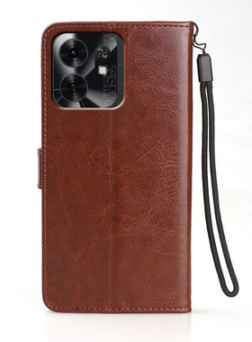 适用荣耀畅玩60A手机壳皮夹荣耀NLA-AN00保护套翻盖荣耀NLA一AN00外壳6.75英寸荣耀NLAAN00钱包款唱完60A插卡