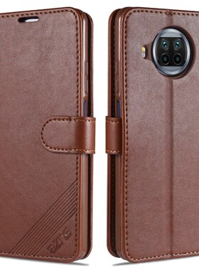 翻盖保护套适用 小米M2007J17C手机壳6.67英寸红米note9pro5G皮夹红米note9pro 5G外壳翻盖hm新款NOTO磁扣POR