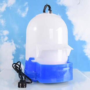 博翔鸟类 鸽子饮水器电加热饮水器5L自动恒温鸟类饮水器约20瓦